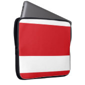 Rot gestreift laptopschutzhülle (Vorne Rechts)