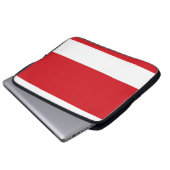 Rot gestreift laptopschutzhülle (Vorne Knopf)
