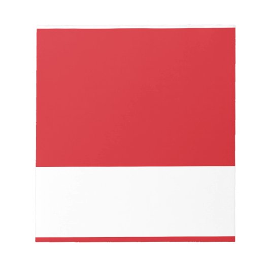 Rot gestreift notizblock (Vorderseite)