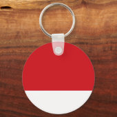 Rot gestreift schlüsselanhänger (Vorderseite)