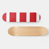 Rot gestreift skateboard (Horizontal)