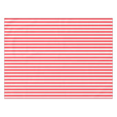 Rot gestreift tischdecke (Vorderseite (Horizontal))