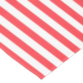 Rot gestreift tischdecke (Schrägansicht)