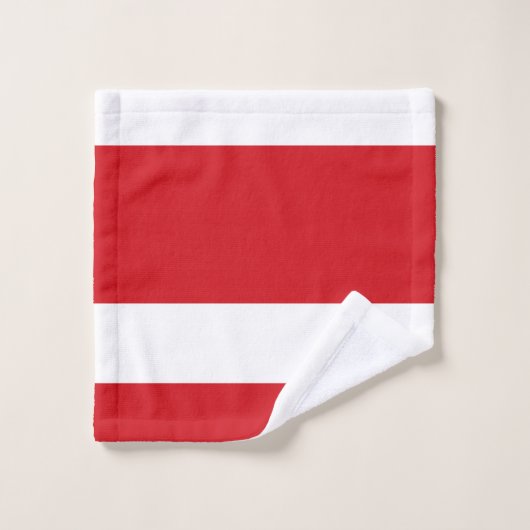 Rot gestreift waschlappen (Waschlappen)