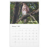 ROT GESTRICHENE HAWKS VON OHIO KALENDER (Feb 2027)