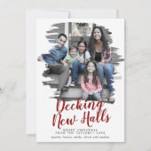 Rot gestrichene neue Hallen - Ankündigung (Vorderseite)