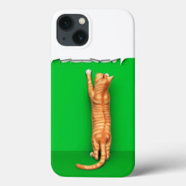 Rot getigerte Katze zerreißt Papier Case-Mate iPho iPhone Hülle