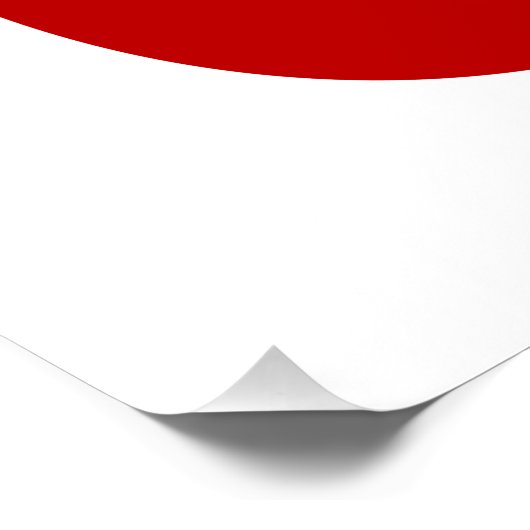 Rot geweckt poster (Ecke)