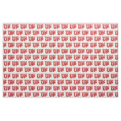 Rot geweckt stoff (Yard (91,4 cm))