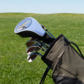 Rot gezapfte Nuthatch Malerei Original Vogelkunst Golf Headcover (In SItu)
