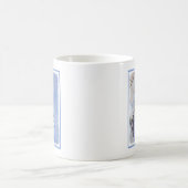 Rot gezapfte Nuthatch Malerei Original Vogelkunst Kaffeetasse (Mittel)