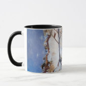 Rot gezapfte Nuthatch Malerei Original Vogelkunst Tasse (Links)