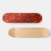 rot, glänzend, hell, Stern, Farbe, Dekoration, Des Skateboard (Horizontal)
