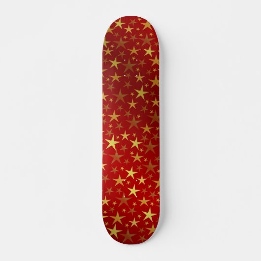 rot, glänzend, hell, Stern, Farbe, Dekoration, Des Skateboard (Vorne)
