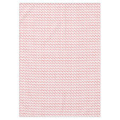 Rot glänzende Passionsherzen, niedlich romantische Tischdecke (Vorderseite)