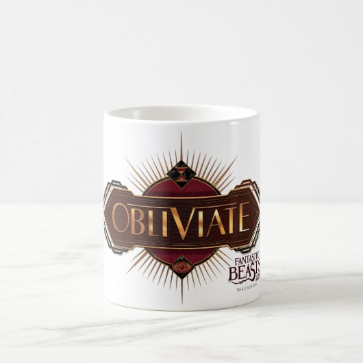 Rot & Gold Art Deco Verdecke Zauber Grafik Kaffeetasse (Mittel)