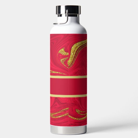 Rot-Gold-Flasche Trinkflasche (Rechts)