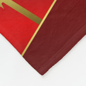 Rot, Gold, Geschenk, Erntedank, Urlaub, Geschenk, Fleecedecke (Ecke)