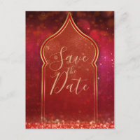 Rot & Gold marokkanische arabische Nächte Save the