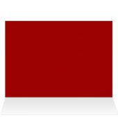 Rot, Gold-Rollen, Sterne-Tischnummer-Karte (Innenansicht Horizontal (Oben))