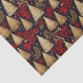 Rot Gold Weihnachts-Tartan-Muster #31 ID1009 Seidenpapier (Detail)