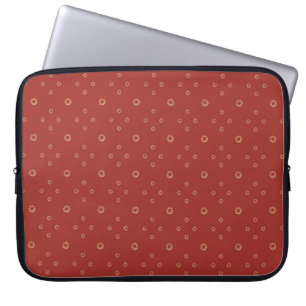 Rot   Golden Zinnia Sun Laptopschutzhülle