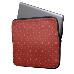 Rot   Golden Zinnia Sun Laptopschutzhülle