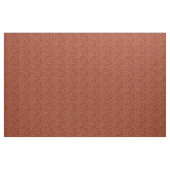 Rot-goldenes Blumenmuster Stoff (Yard (91,4 cm))