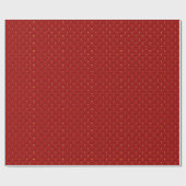 Rot-goldenes Jugendstilmuster Geschenkpapier (Flach)