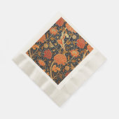 Rot, goldorange, serviette (Ecke)