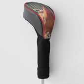 Rot Golf Headcover (angewinkelt)