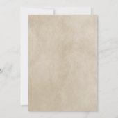 Rot-Gotische Wirbel Save the Date einladen Einladung (Rückseite)