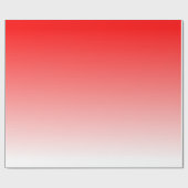 Rot Gradient Geschenkpapier (Flach)