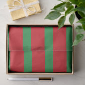 Rot, grau und grün gestreiftes Muster Seidenpapier (Geschenk)