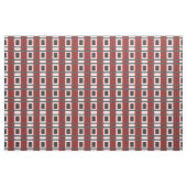 rot grau und weiß geometrisch stoff (Yard (91,4 cm))
