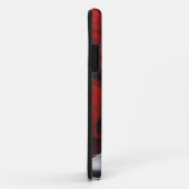 Rot-graue Textil-Handy-Gehäuse Case-Mate iPhone Hülle (Hinten/Rechts)