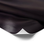 Rot-Gravitations-Plakat Poster (Ecke)