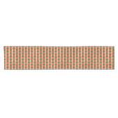 Rot Grün Argyle Tischläufer Kurz (Horizontal)