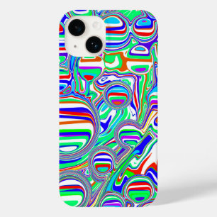 Rot, Grün, Blau, Abstrakte Linien Case-Mate iPhone 14 Hülle