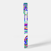 Rot, Grün, Blau, Abstrakte Linien Case-Mate iPhone Hülle (Rückseite / Links)