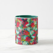 Rot-Grün-Blau-Gelbe Abstraktion Tasse (Zentrum)