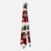 Rot Grün Creme Camo Krawatte (Vorderseite)