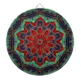 Rot Grün Dekoratives Dartboard Dartscheibe
