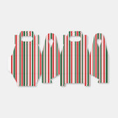 Rot-Grün-dünn gestreift Geschenkschachtel (Ungefaltet)