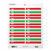 Rot-Grün-Etikettenalternative (Vorne)