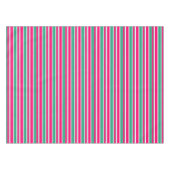 Rot-grün gestreiftes horizontales Muster Tischdecke (Vorderseite (Horizontal))