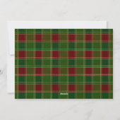 Rot Grün Gingham Karo Weihnachten (Rückseite)