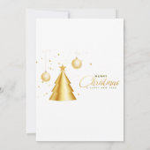 Rot-grün kariertes Weihnachts-Foto-Weihnachtsgrußk Einladung (Rückseite)