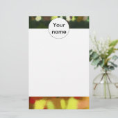 Rot-Grün-Malerei Briefpapier (Stehend Vorderseite)