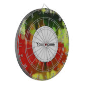 Rot-Grün-Malerei Dartscheibe (Vorderseite Links)